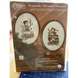VTG‎ 1977 Paragon Needlecraft Exquisite Hummel Stitchery Kit # 0656 Farm Girl